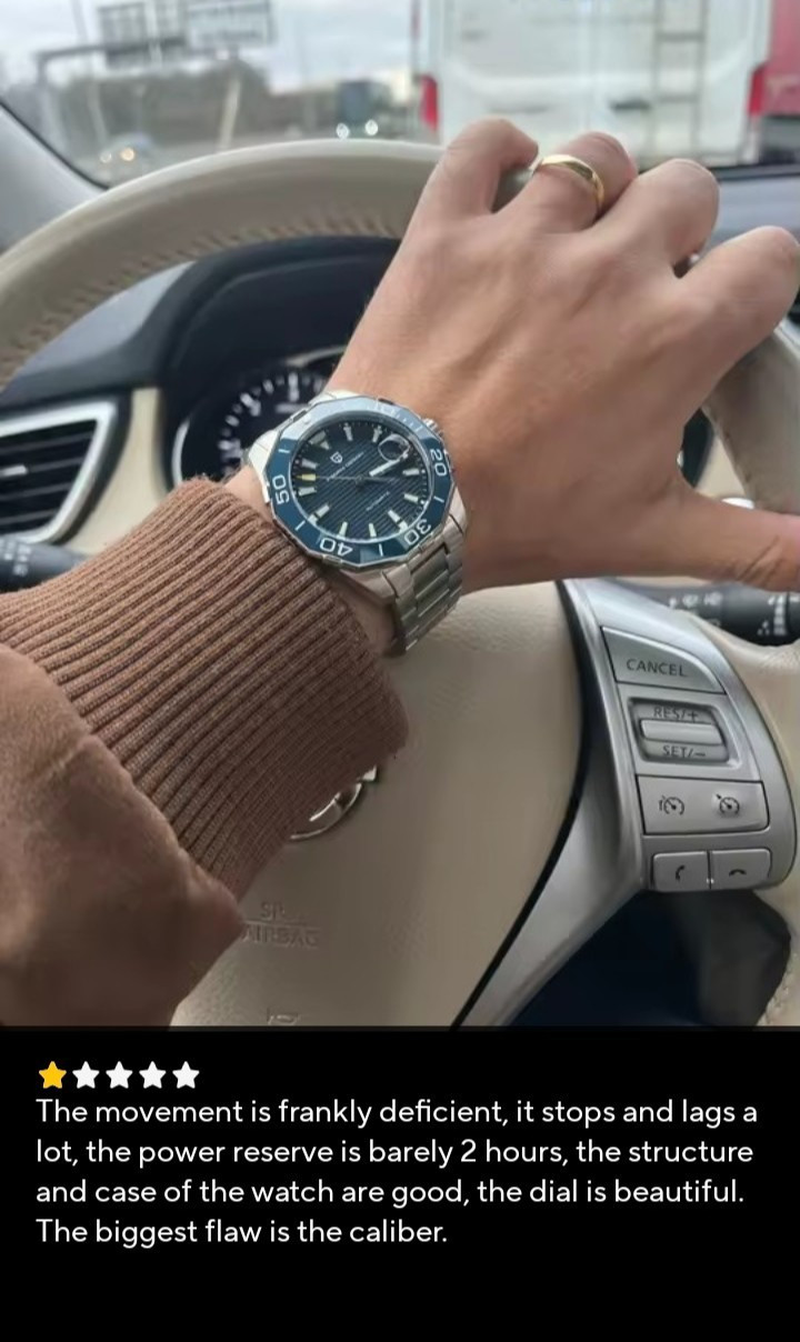 Pagani Design Automatic Mechanical Watch For Men’s Stainless Steel Luxury Date