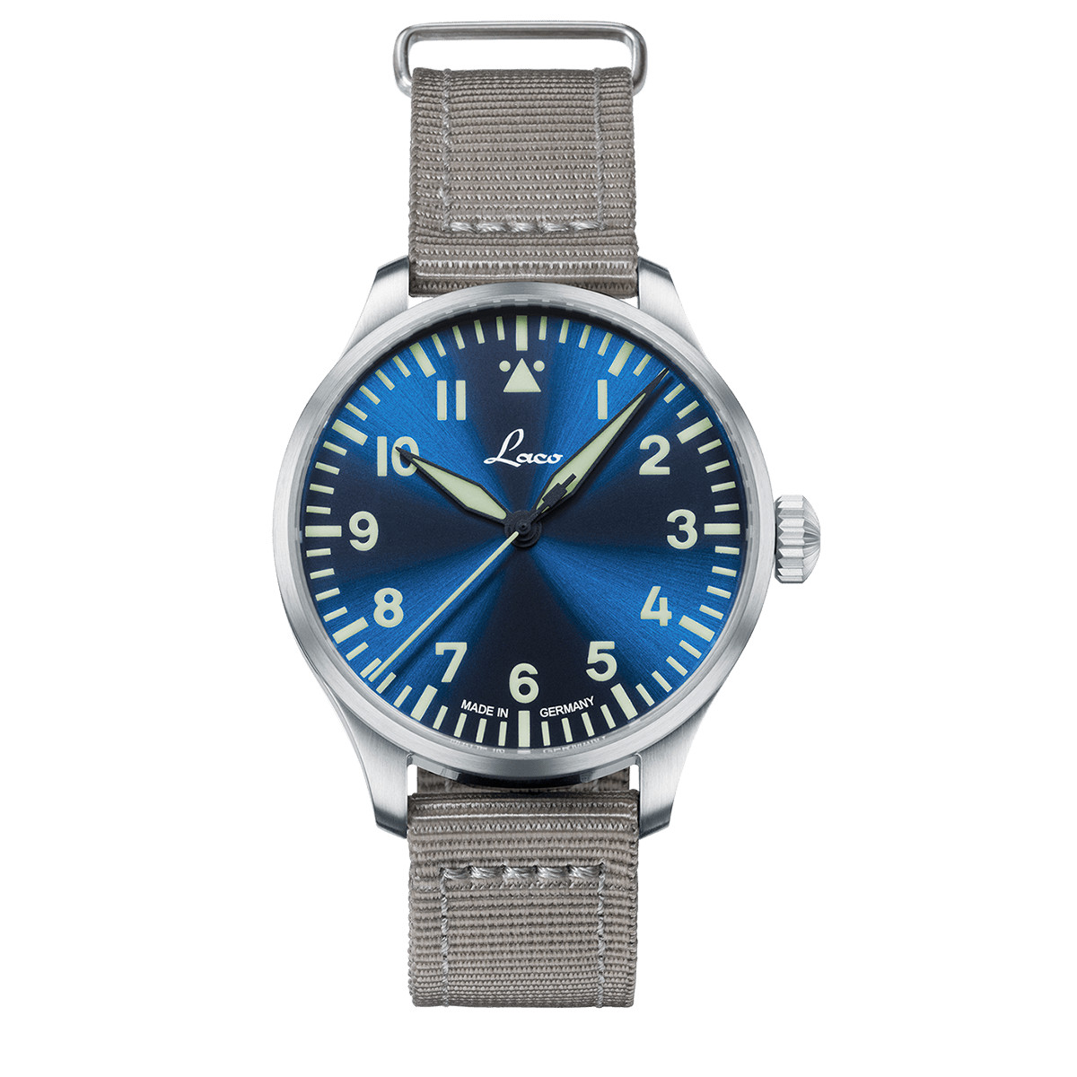 Augsburg Blaue Stunde 39 nylon bracelet | Blue Dial Wristwatch 862102.2