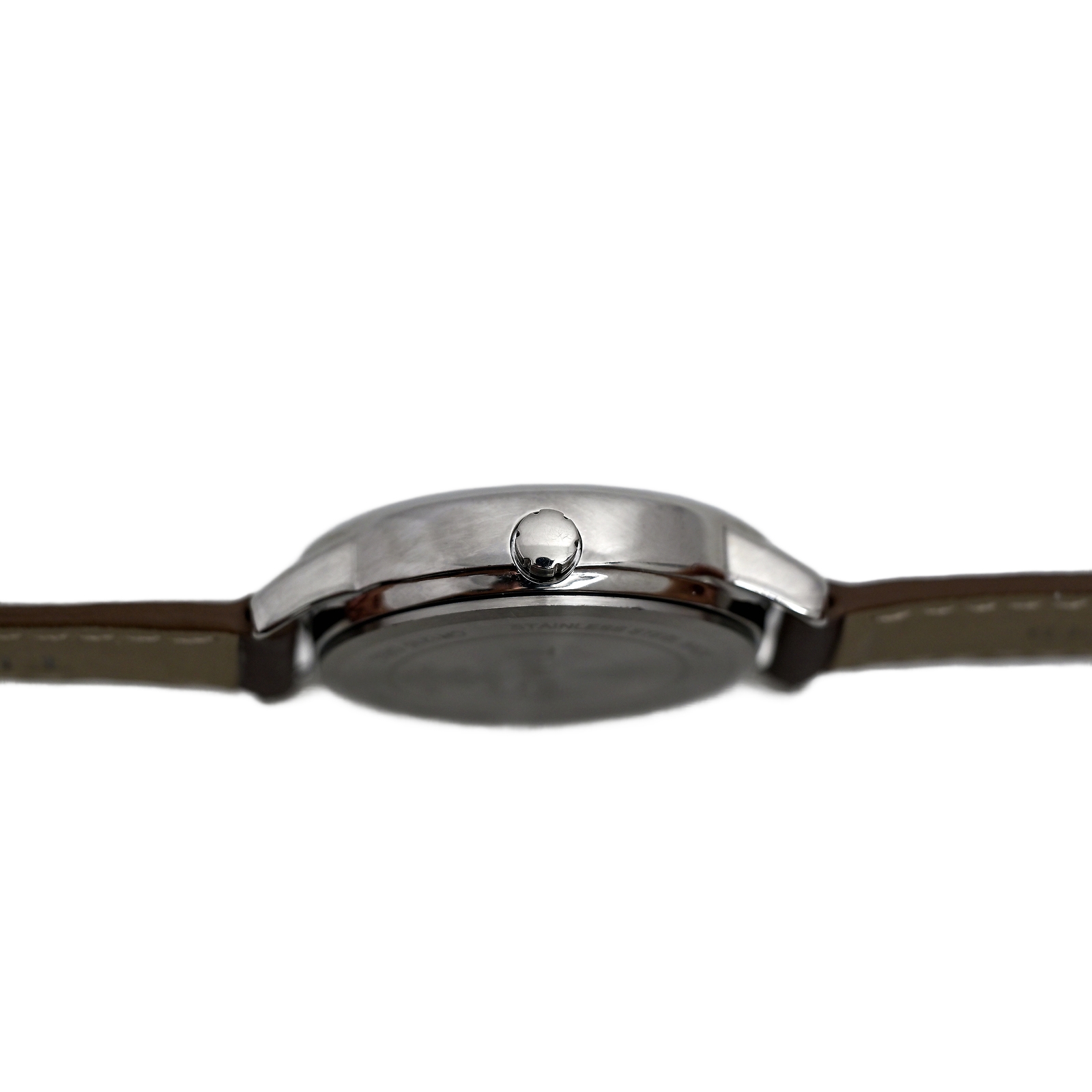 Timex Ladies Indiglo Easy Reader Butterfly Deployant Clasp White Dial Watch