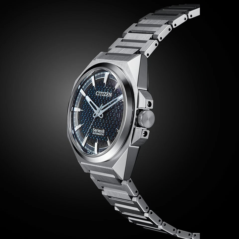 CITIZEN Series 8 NA1010-84X Automatic Mother of Pearl Dial Date Display Watch