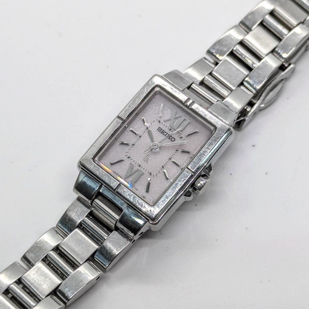 SEIKO LUKIA V111-0AE0 Square Solar Women’s Watch