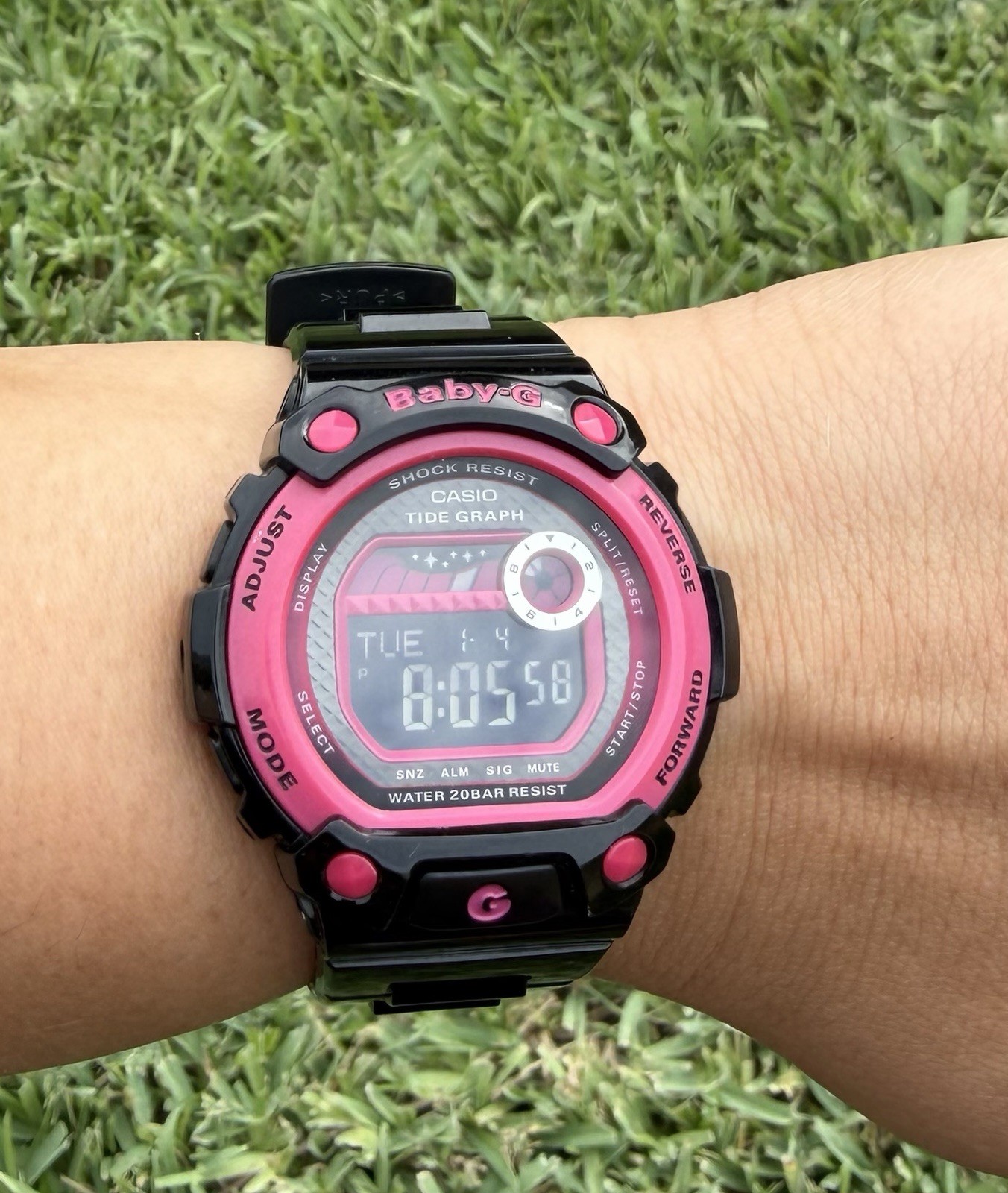 Casio Baby-G Shock BLX-100 Model 3265| Black & Hot Pink| 🇺🇸 US SELLER