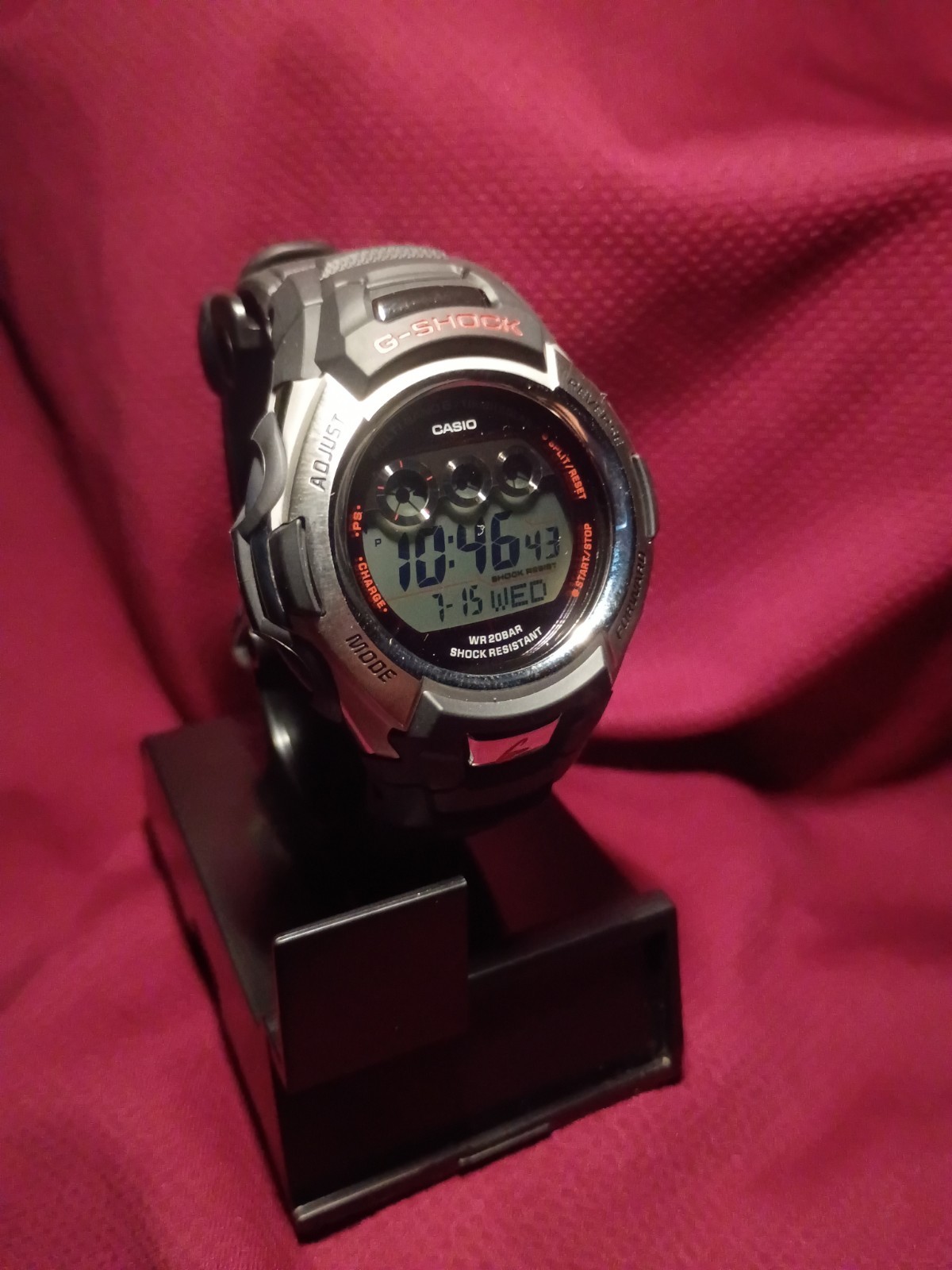 No RESERVE! Casio G-Shock GWM500A-1 Tough Solar Atomic Watch MSRP $145