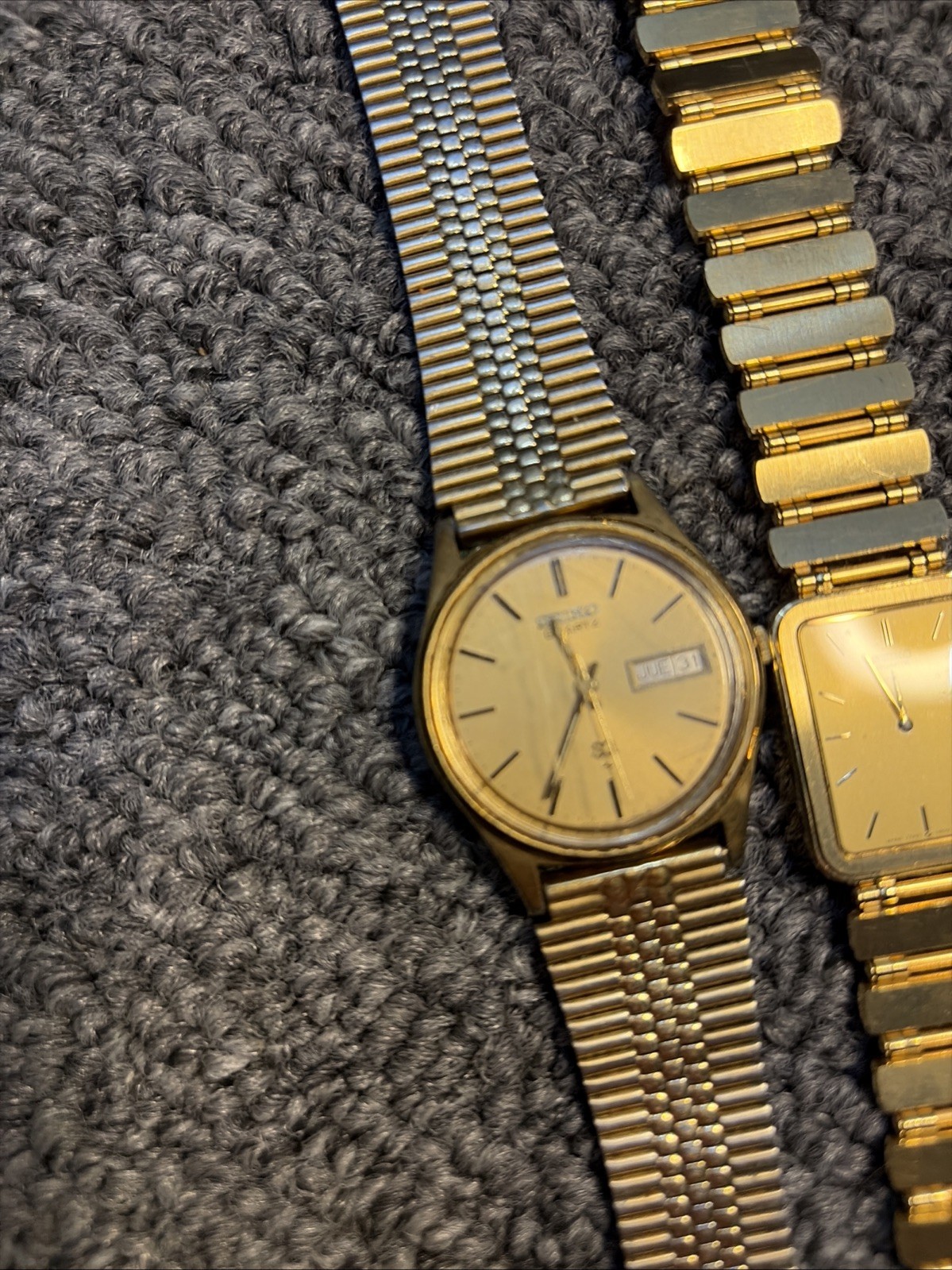 Seiko Automatic Wristwatch Stainless Steel 17 Jewels Day/Date Vintage 2 Others