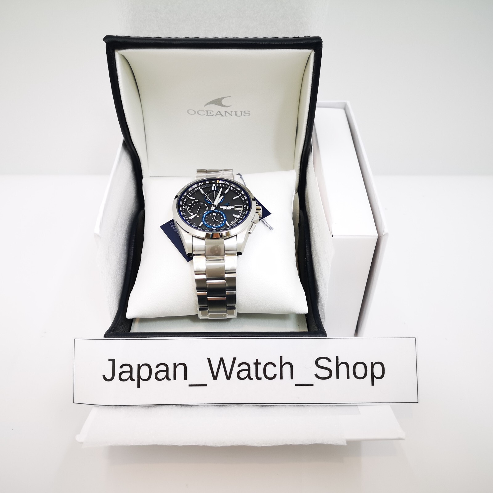 CASIO OCEANUS CLASSIC OCW-T2600-1AJF Black Radio Wave Solar Men Watch New in Box