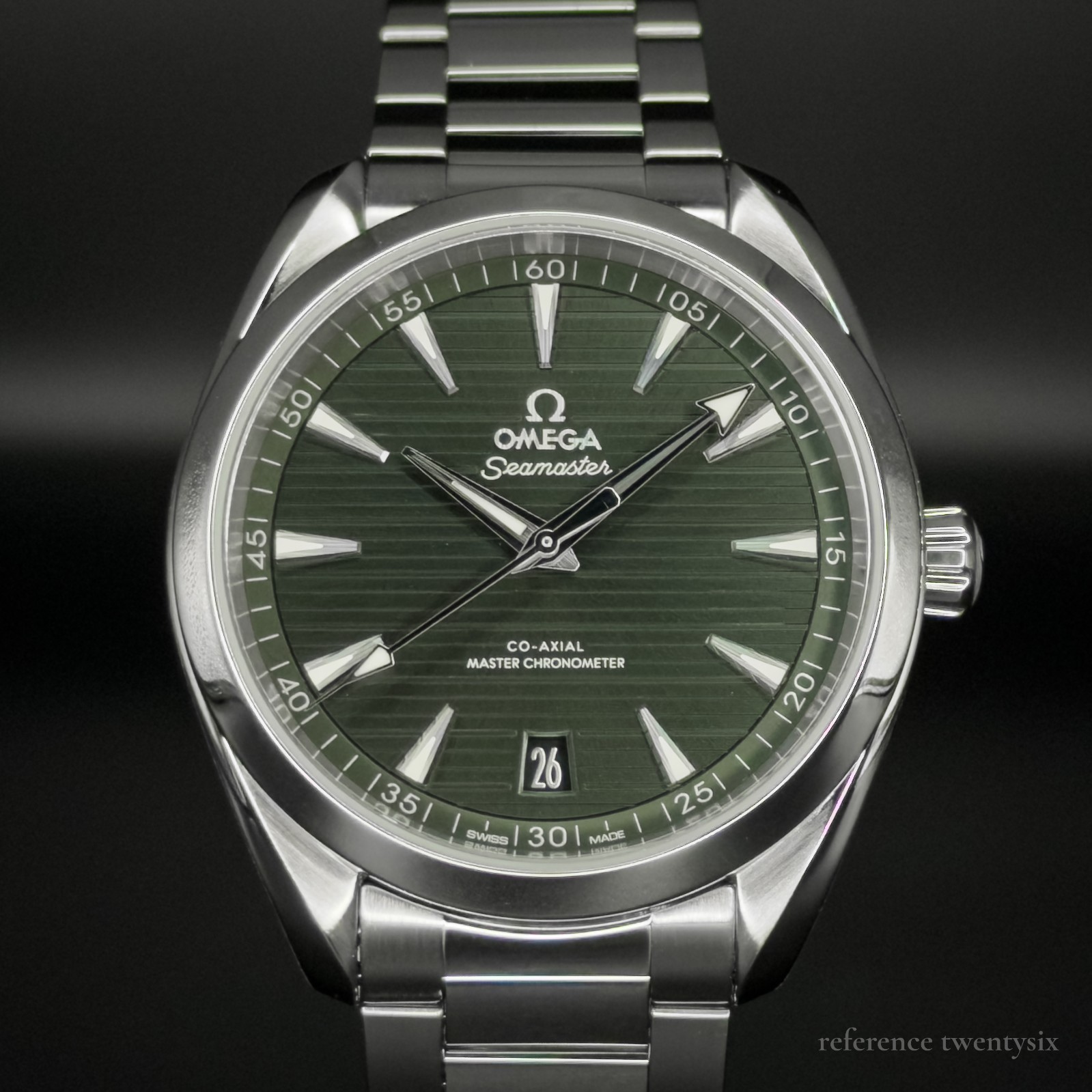 Omega Seamaster Aqua Terra 150M 41mm Green Horizontal Teak 220.10.41.21.10.001