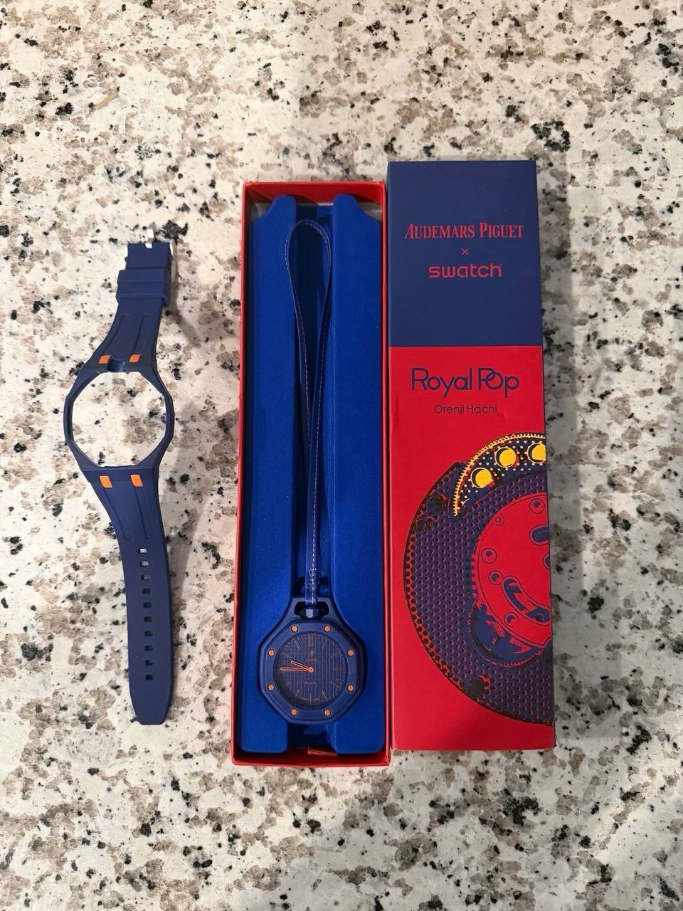 Swatch x AP Royal Pop ORENJI HACHI – Brand New in Box