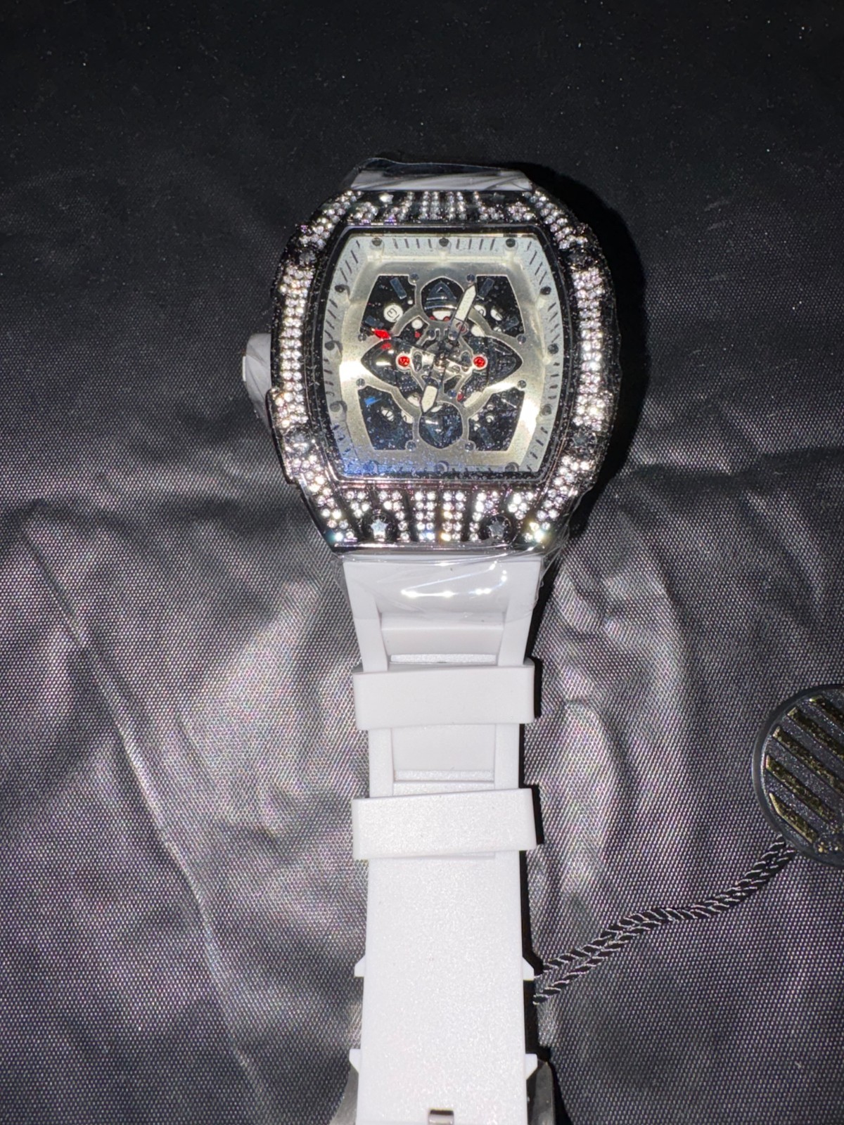 Men’s Iced Out Moissanite Waterproof Watch