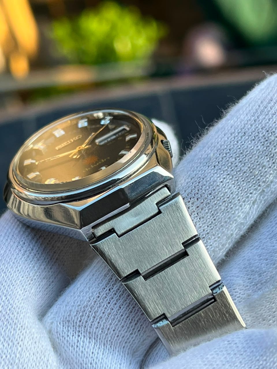 Seiko Advan 6106-7560 Automatic Day Date Vintage Men’s Watch 1972 JDM Rare Model