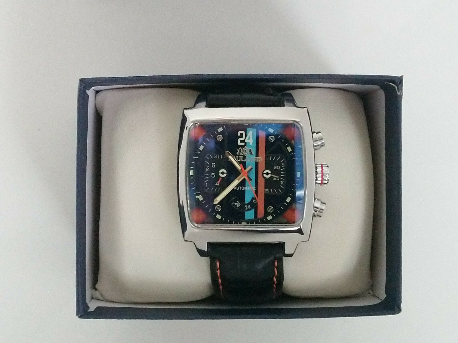 Sports watch Motorsport retro racing Goodwood Le Mans 24 race style gift