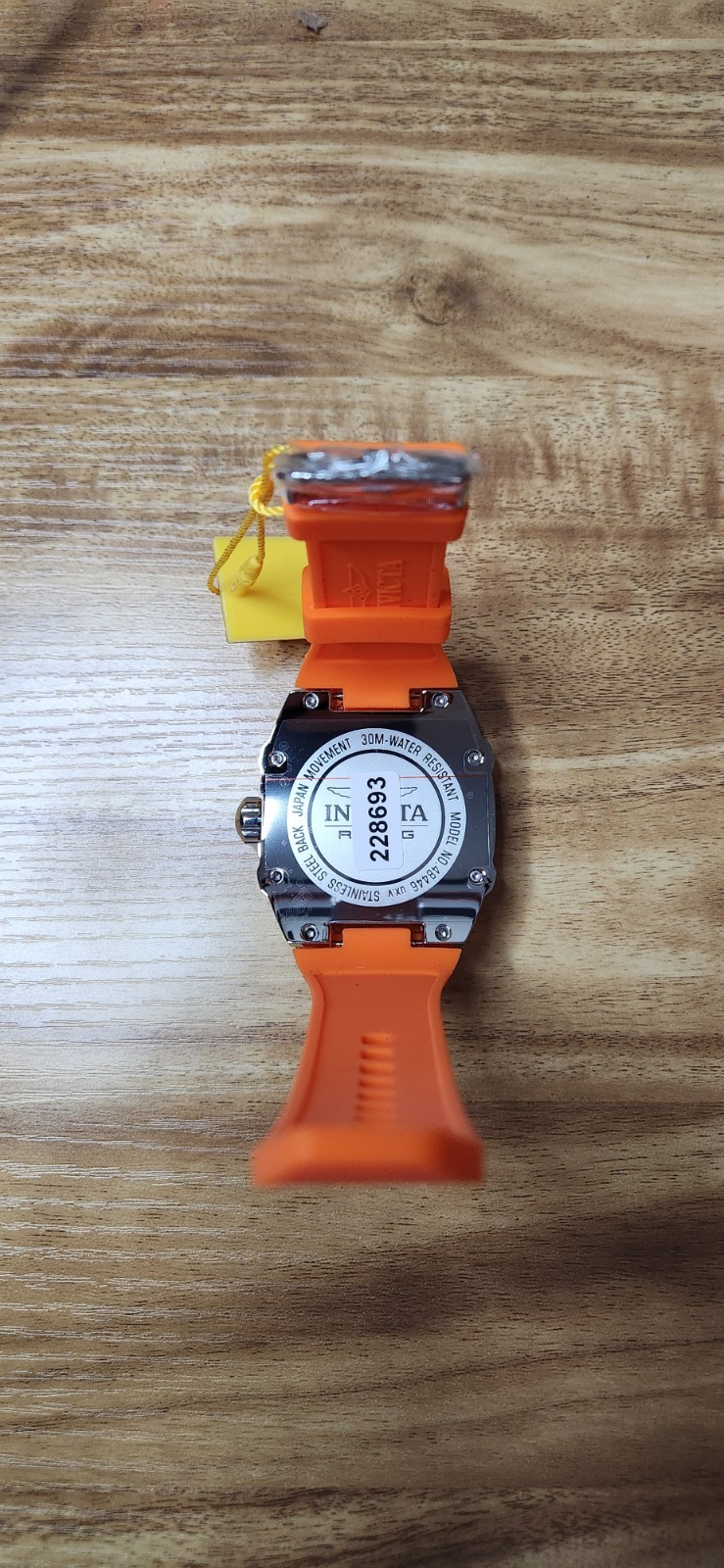 Invicta – Racing Cyclone – Men’s Watch – 48.5mm – Orange – (48446)