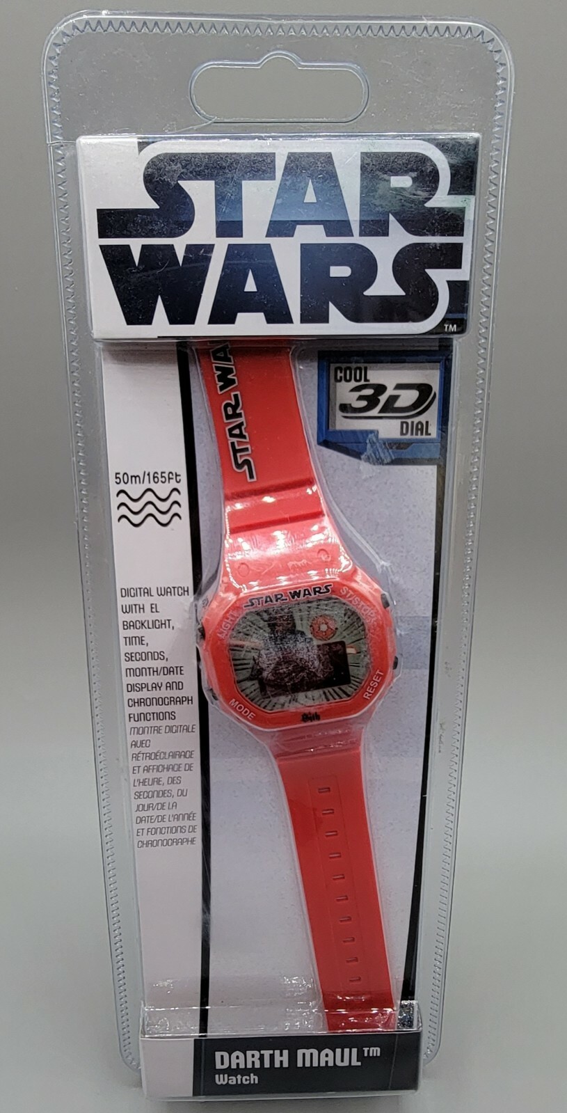 NEW Starwars Darth Maul Watch 3D Dial Digital Watch RED **FREE SHIPPING**