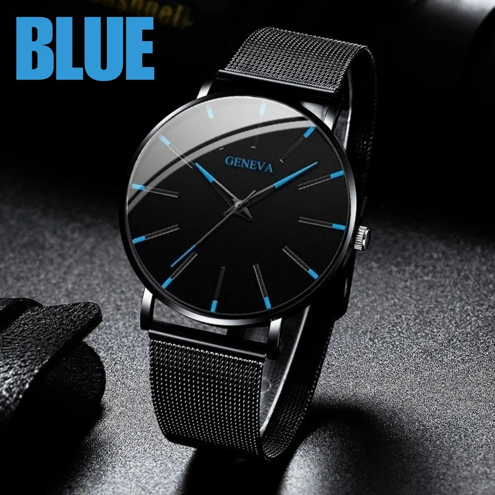 Waterproof Men’s Watch Stainless Steel Quartz Luminous Classic Watches Business