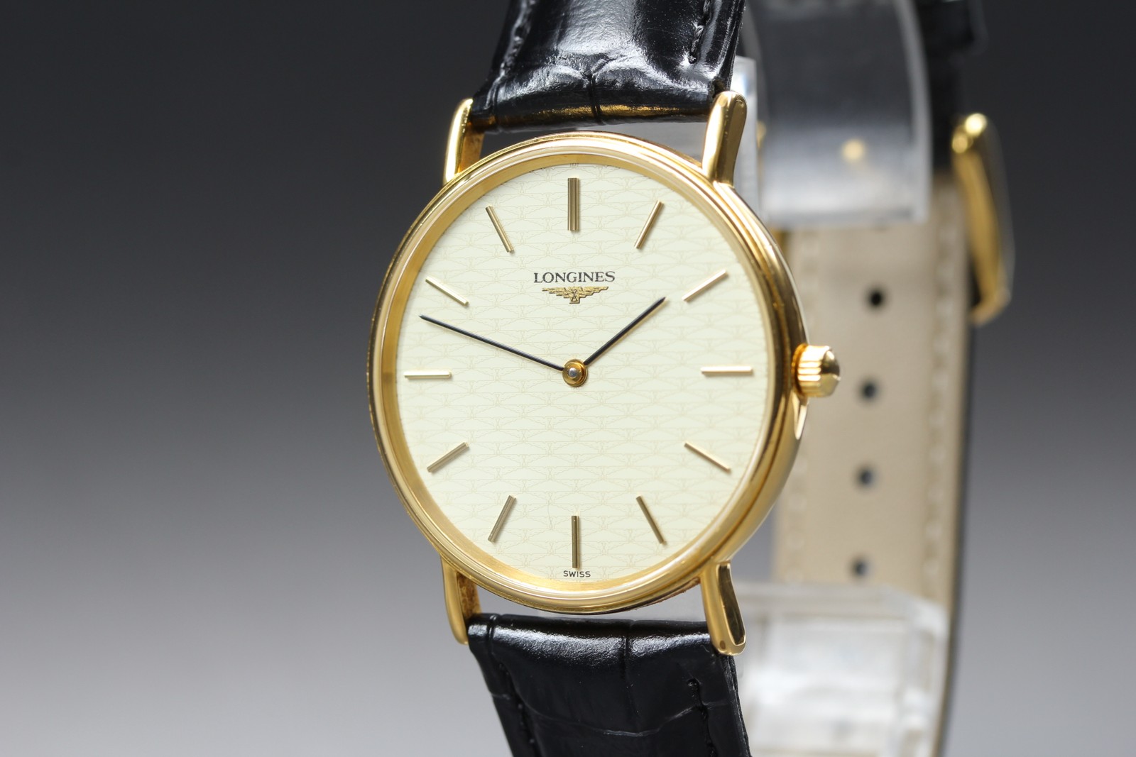 [N MINT] Longines Grand Classic L4.637.2 32mm Ivory Logo Dial Quartz Men’s Watch