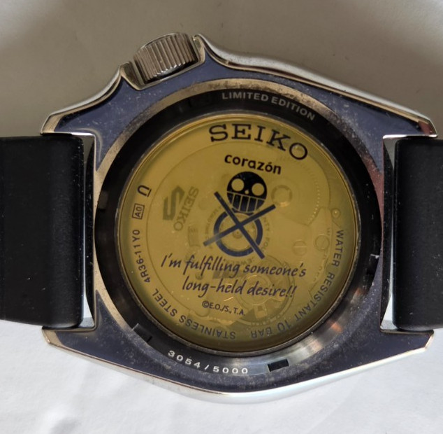 Seiko One Piece SRPH63K1 Automatic Watch Japan TRAFALGAR D. WALTER LAW