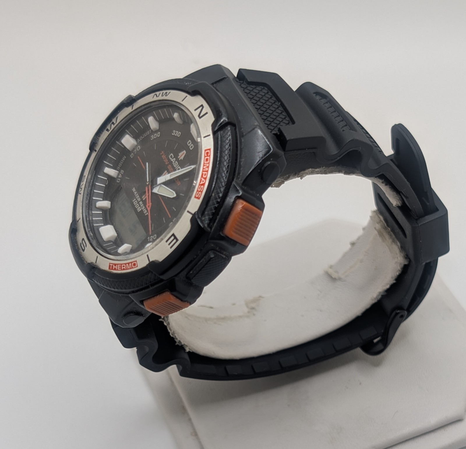 Casio Men’s SGW-500H 5269 Twin Sensor Resin Watch New Battery