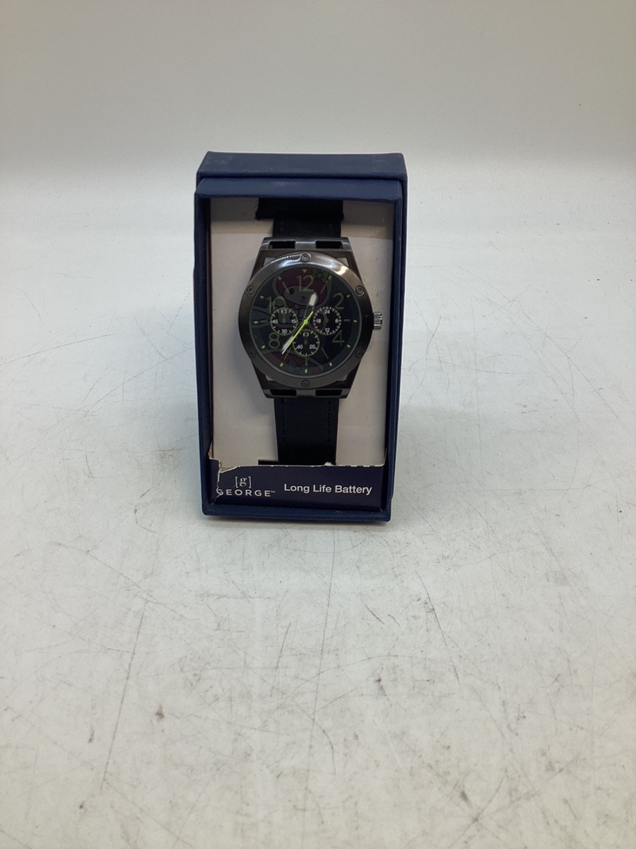 George Gentleman’s Watch – Black With Green Accents (GO1066094) (GO1066094)