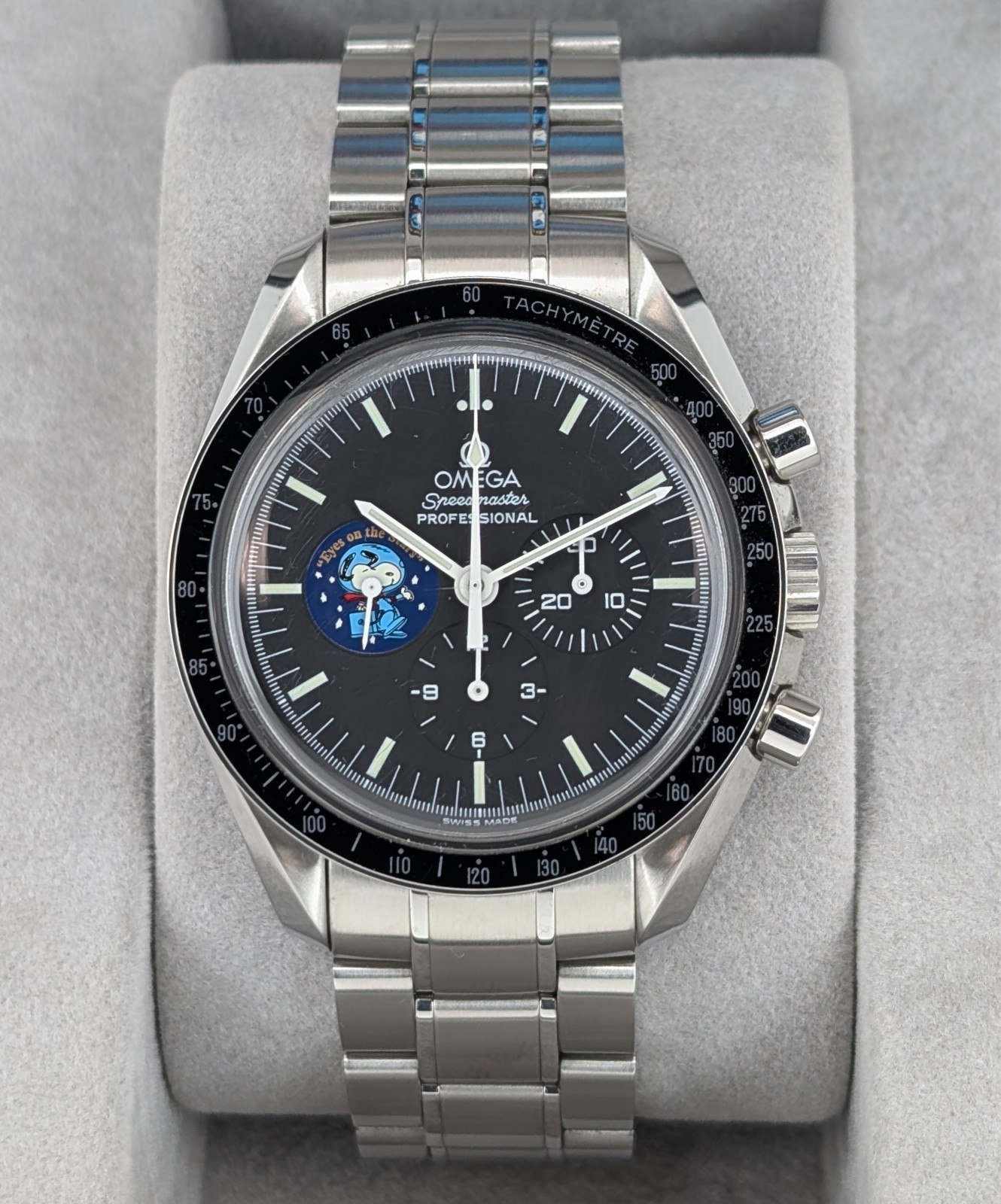 Omega Speedmaster Professional Moonwatch Snoopy 35785100 Full Set Ø42mm #3036