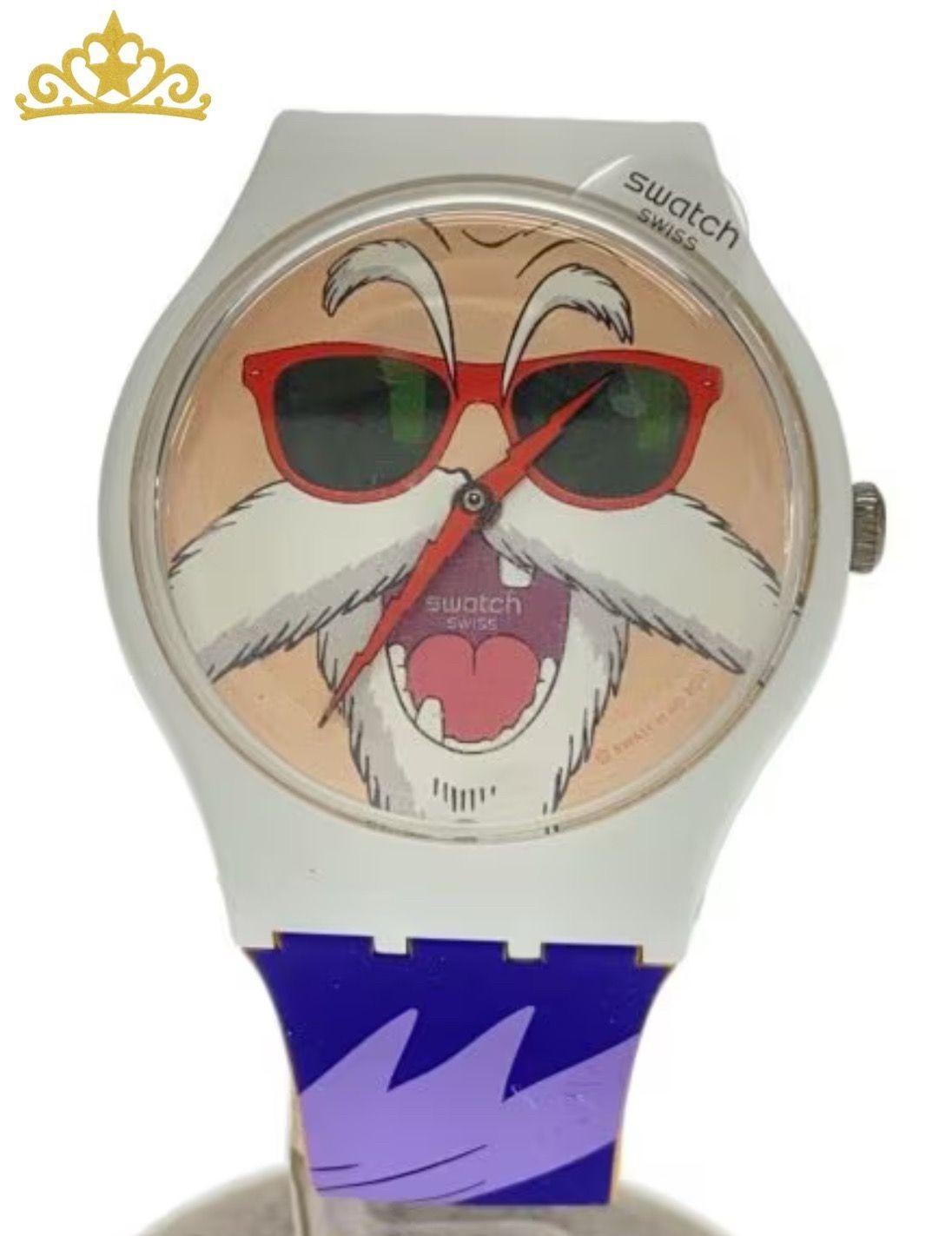 SWATCH Anime DRAGONBALL Character Master Roshi Quartz Wristwatch Dragon Ball