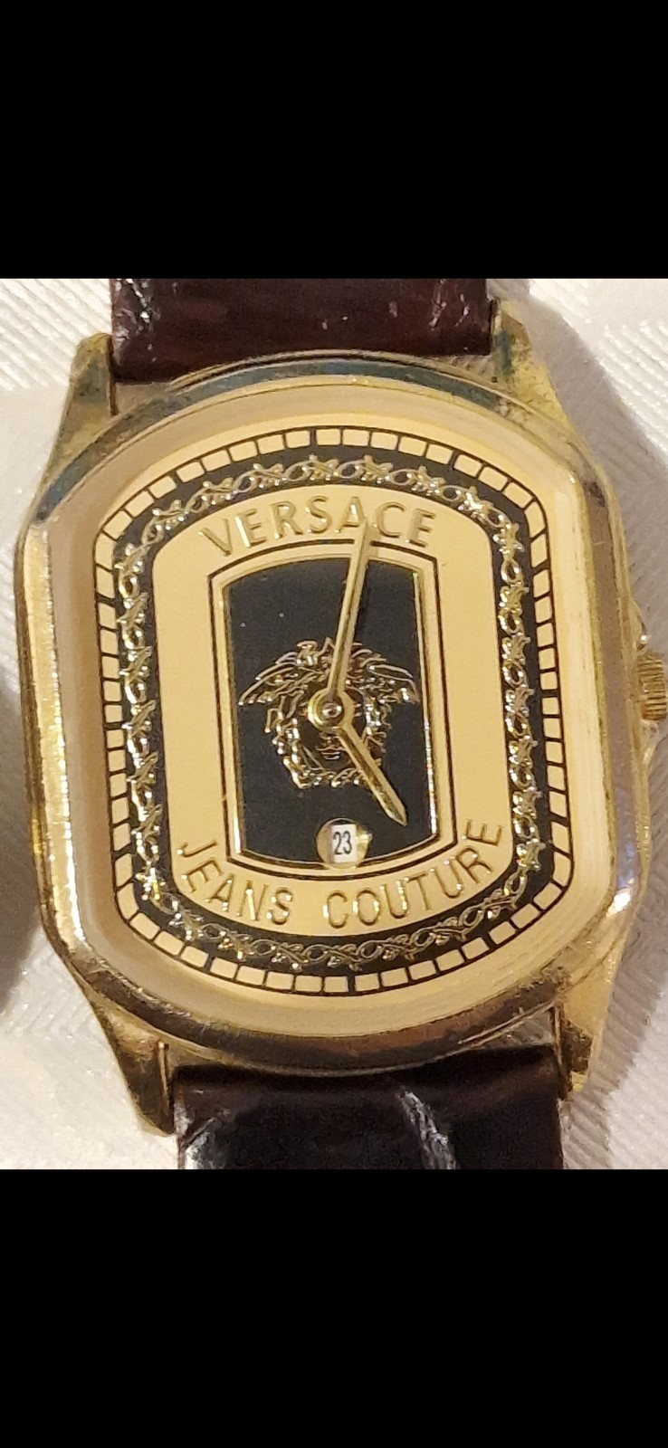 Vintage Versace Jeans Couture Medusa Swiss Made Wat Ref. 830M Gianni Versace era