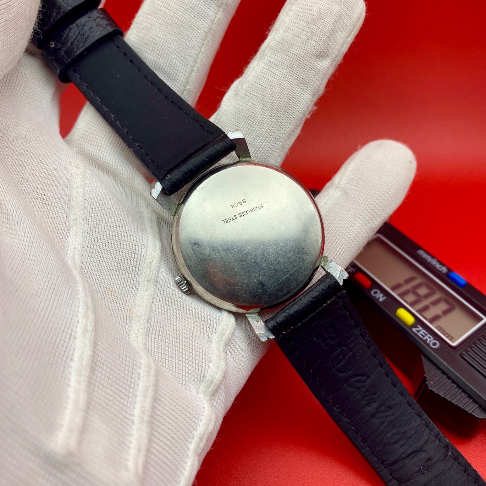 Vntage Jumbo Welta Geneve Sub Second Manual Winding Watch Men’s Swiss 1950’s