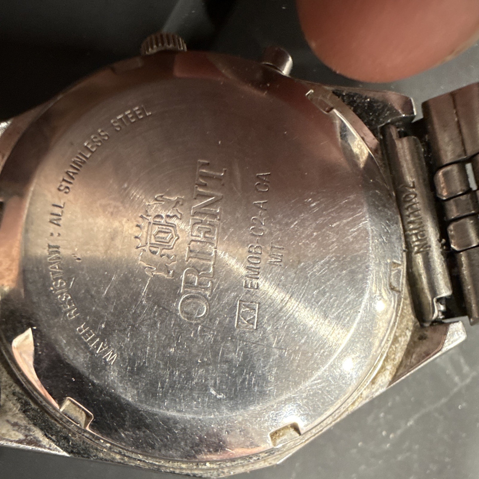 Men’s Orient Automatic Day/Date watch With original Bracelet