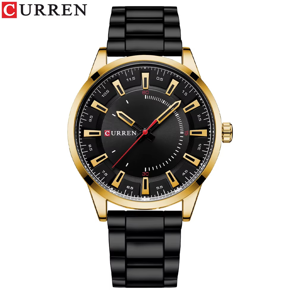 Curren 8406 Men’s Quartz Watch Stainless Steel 45mm Waterproof