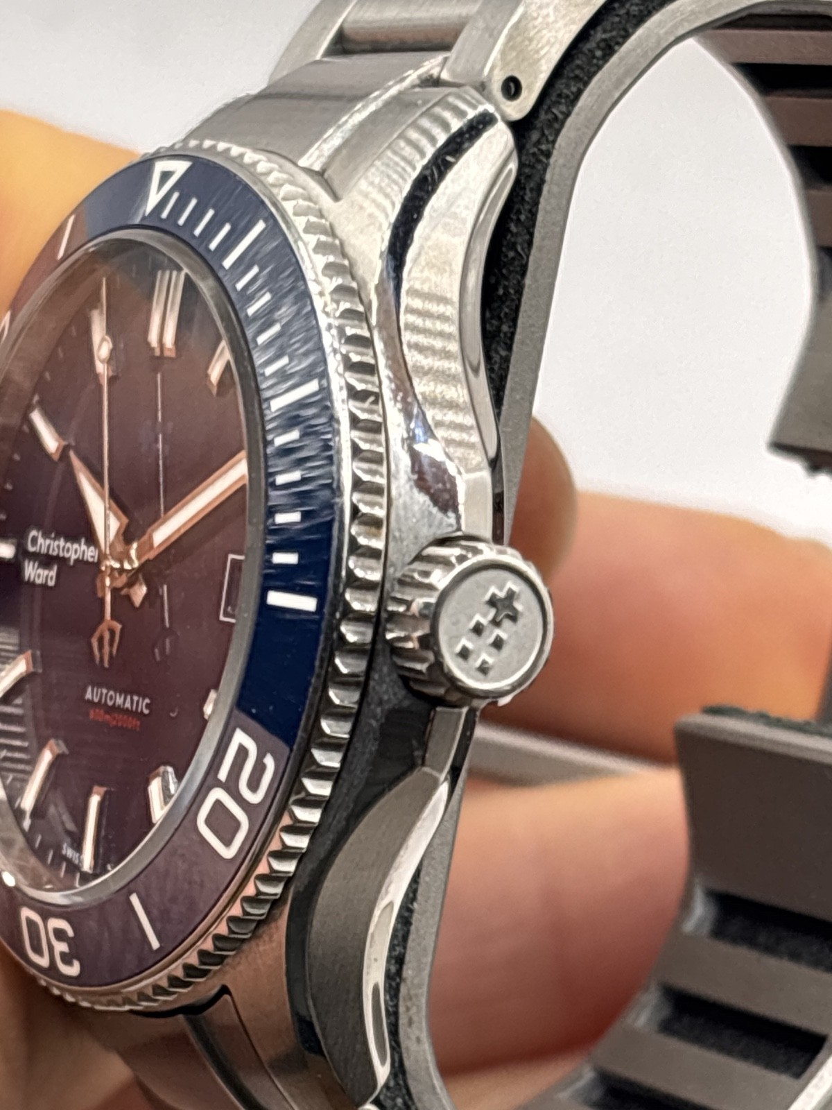 Christopher Ward C60 Trident Mk3 Pro 600 40mm blue (12/2019) WH1609