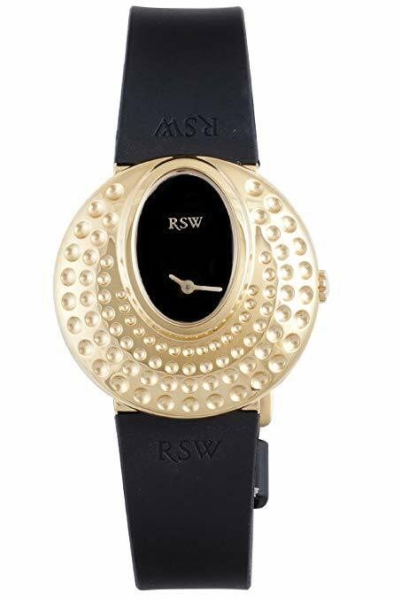 RSW Women’s 7130.YP.R1.Q1.00 Moonflower Yellow Gold PVD Steel Dotted Watch
