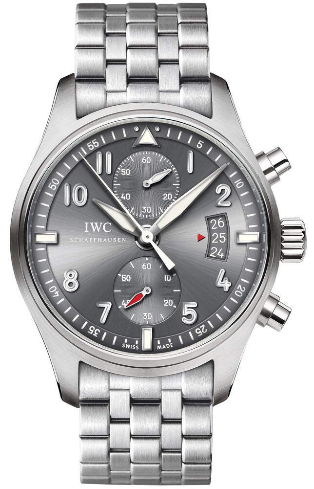 IWC Pilots Spitfire “Ardoise” Chronograph Flyback Automatic SS 43mm IW387804