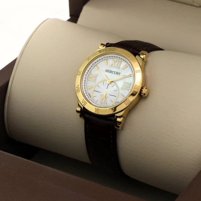 Mercury – Swiss Watch – ME255-GL-7 Swiss Quartz 36 mm ME255 50m (5 ATM, 169 ft)