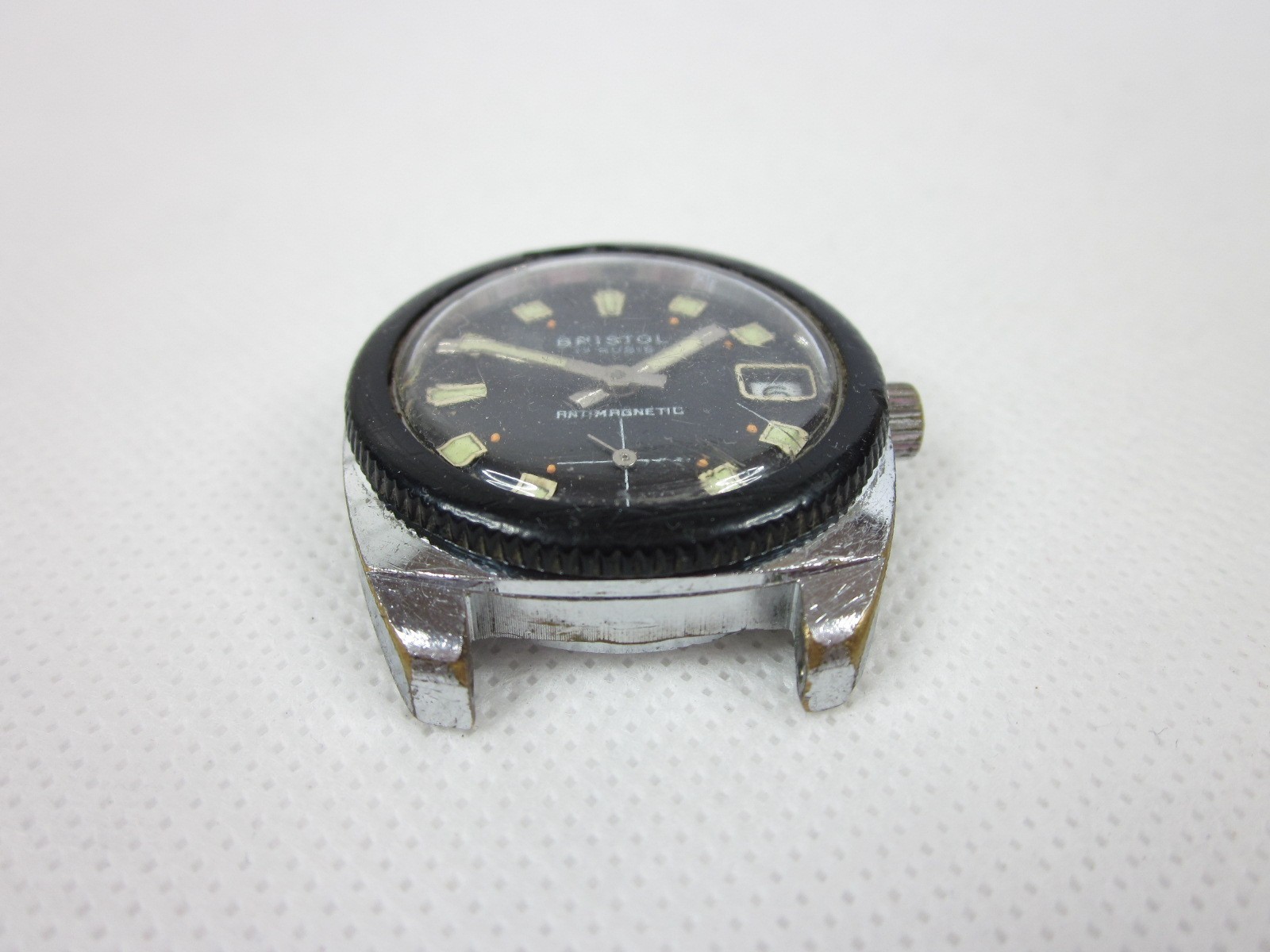 VINTAGE BRISTOL DIVER SUB MECHANICAL MANUAL MENS WRISTWATCH 32MM