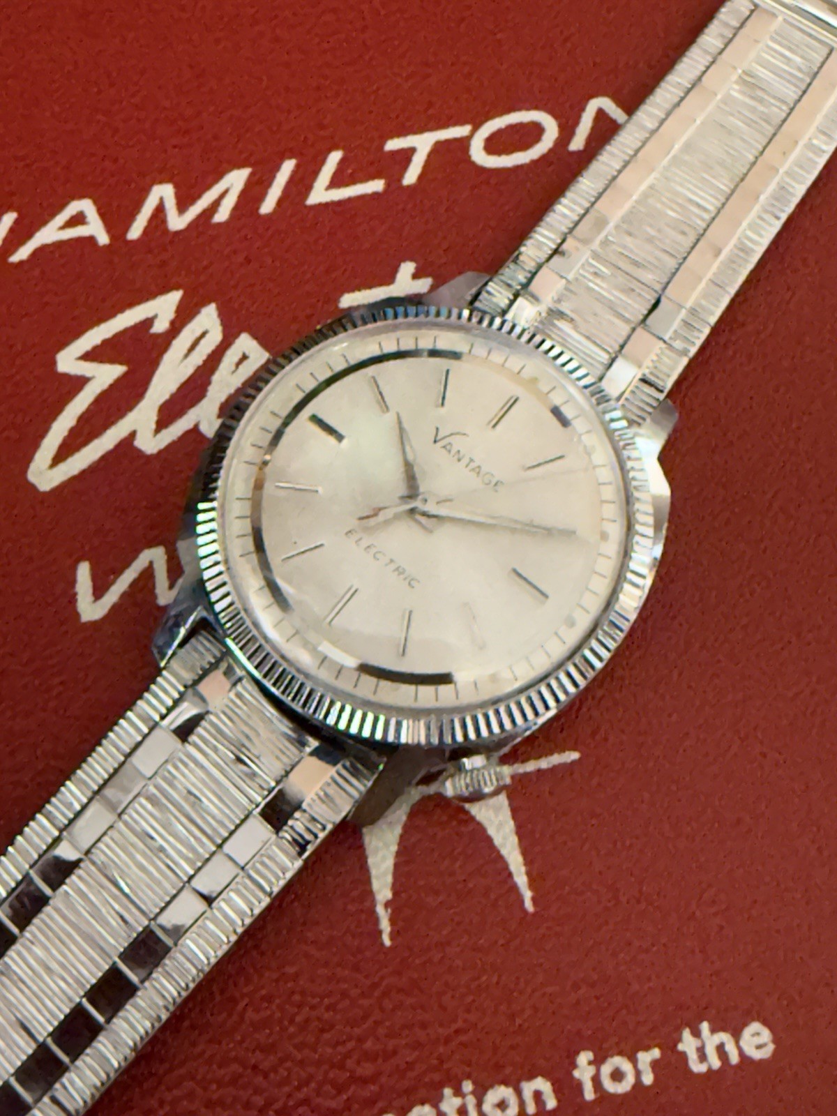 Vantage Hamilton Electric Watch-Refurbished New Contact-WARRANTY-34.60mm-VIDEO