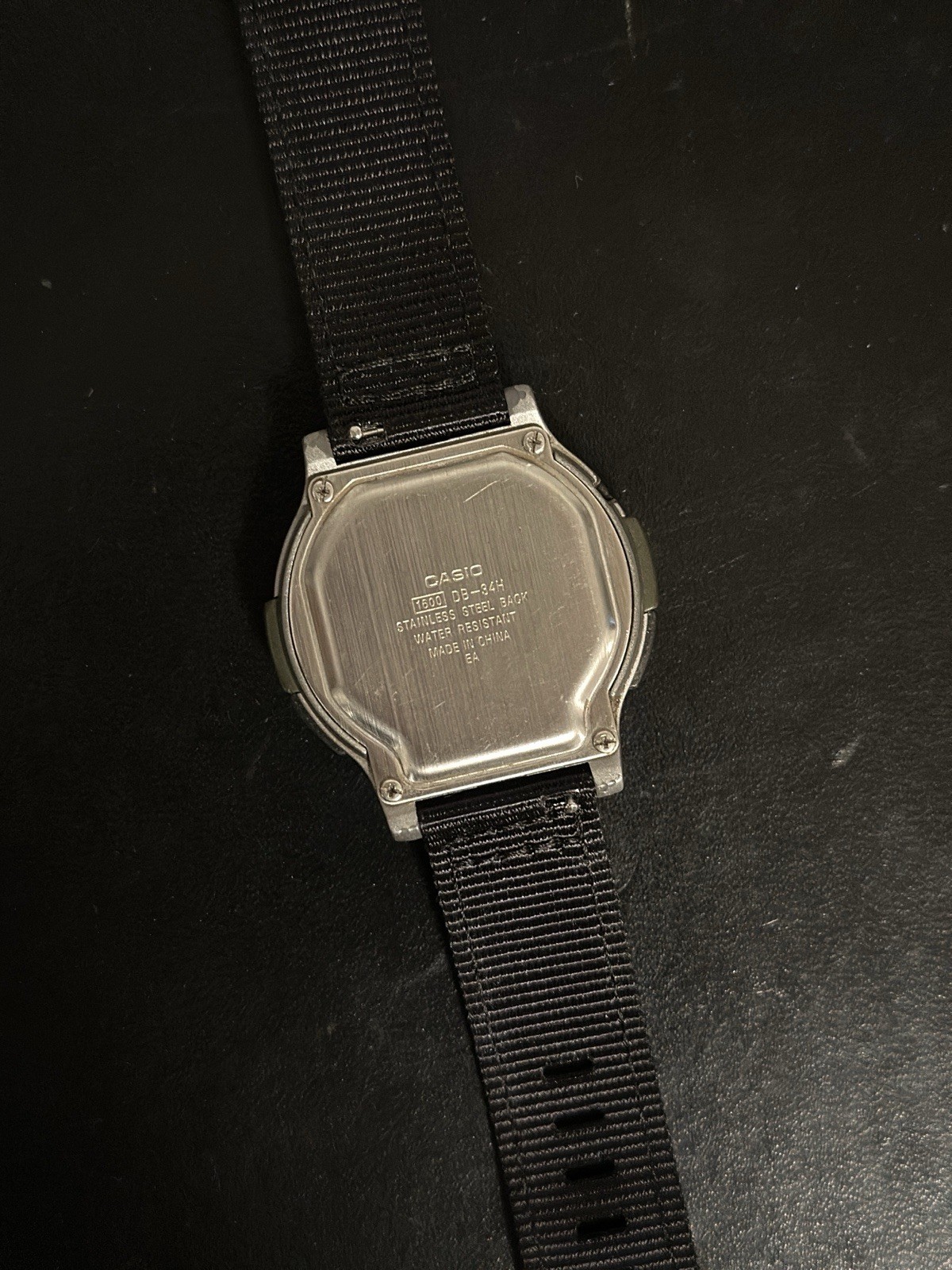 Casio Telememo 30 Illuminator DB-34H Data Bank 1600 Digital Vintage Watch 1990s