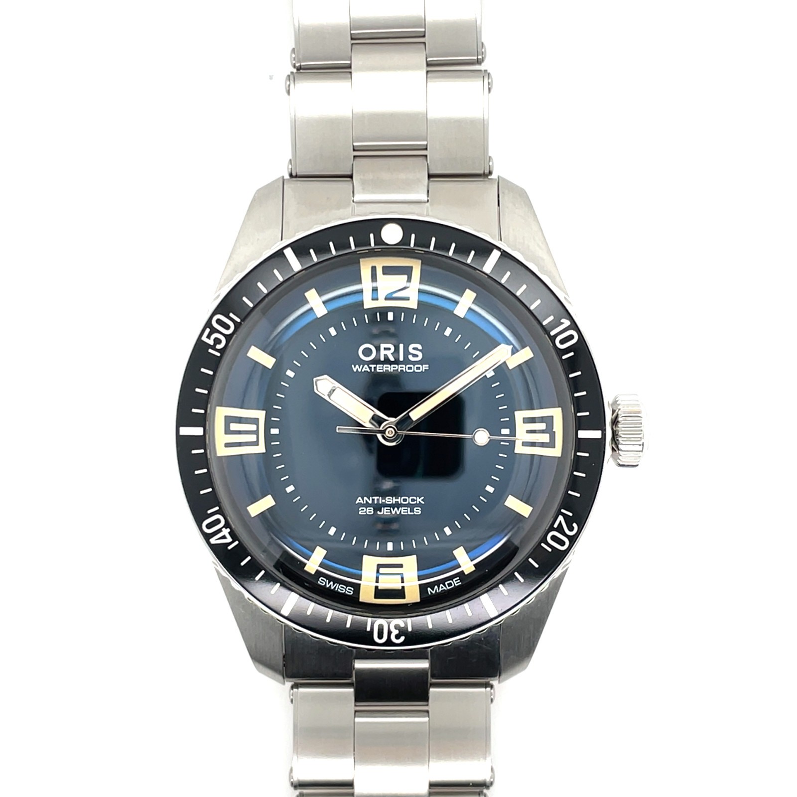 Oris Divers Sixty-Five 60th Anniversary 40mm Watch 0173377724034 Black Dial Stee