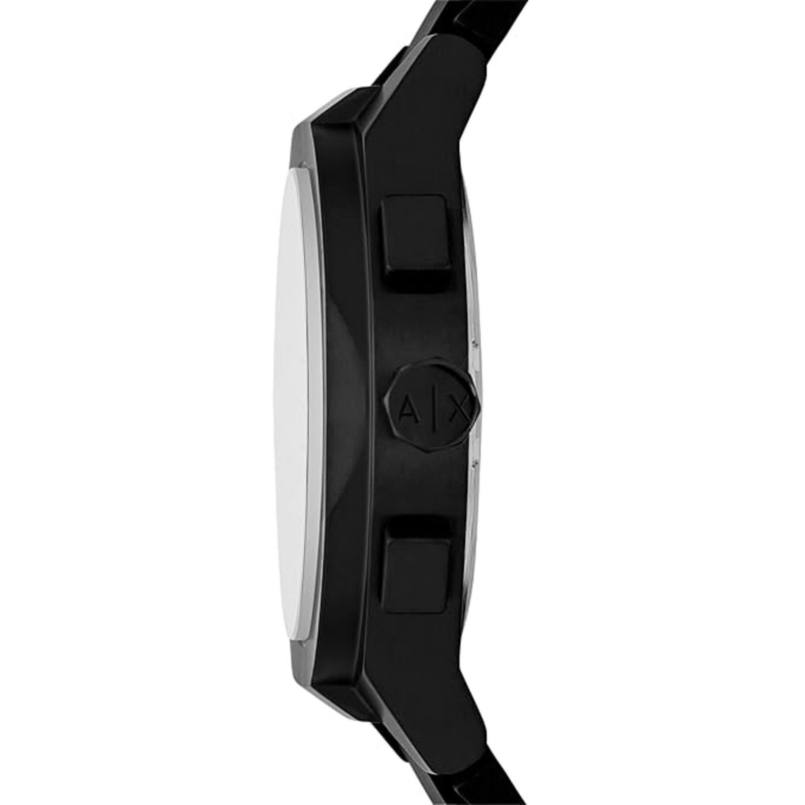 Armani Exchange Men’s Watch Set Sync Chrono Black Dial Silicone Strap AX7165SET