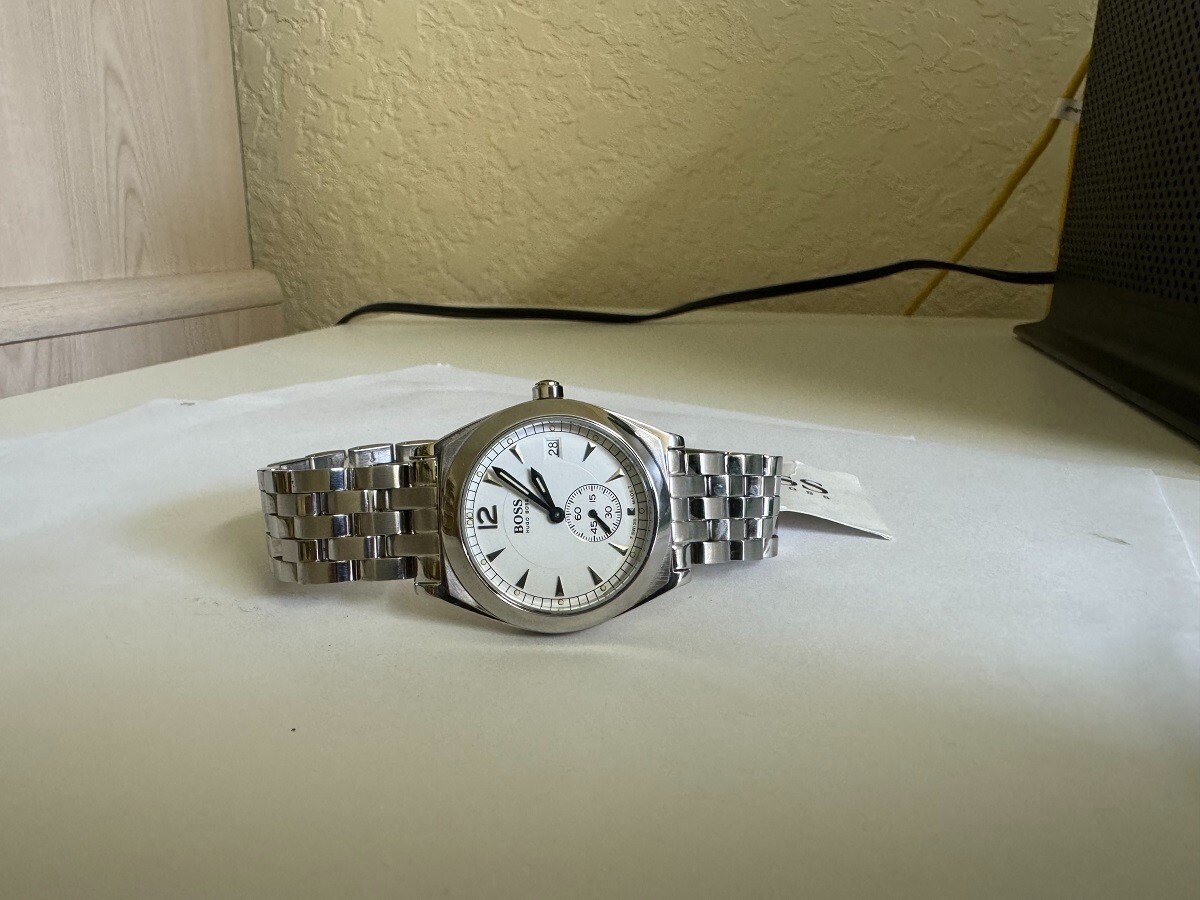 Unisex Hugo Boss 1115 Swiss made stainless steel watch 32mm