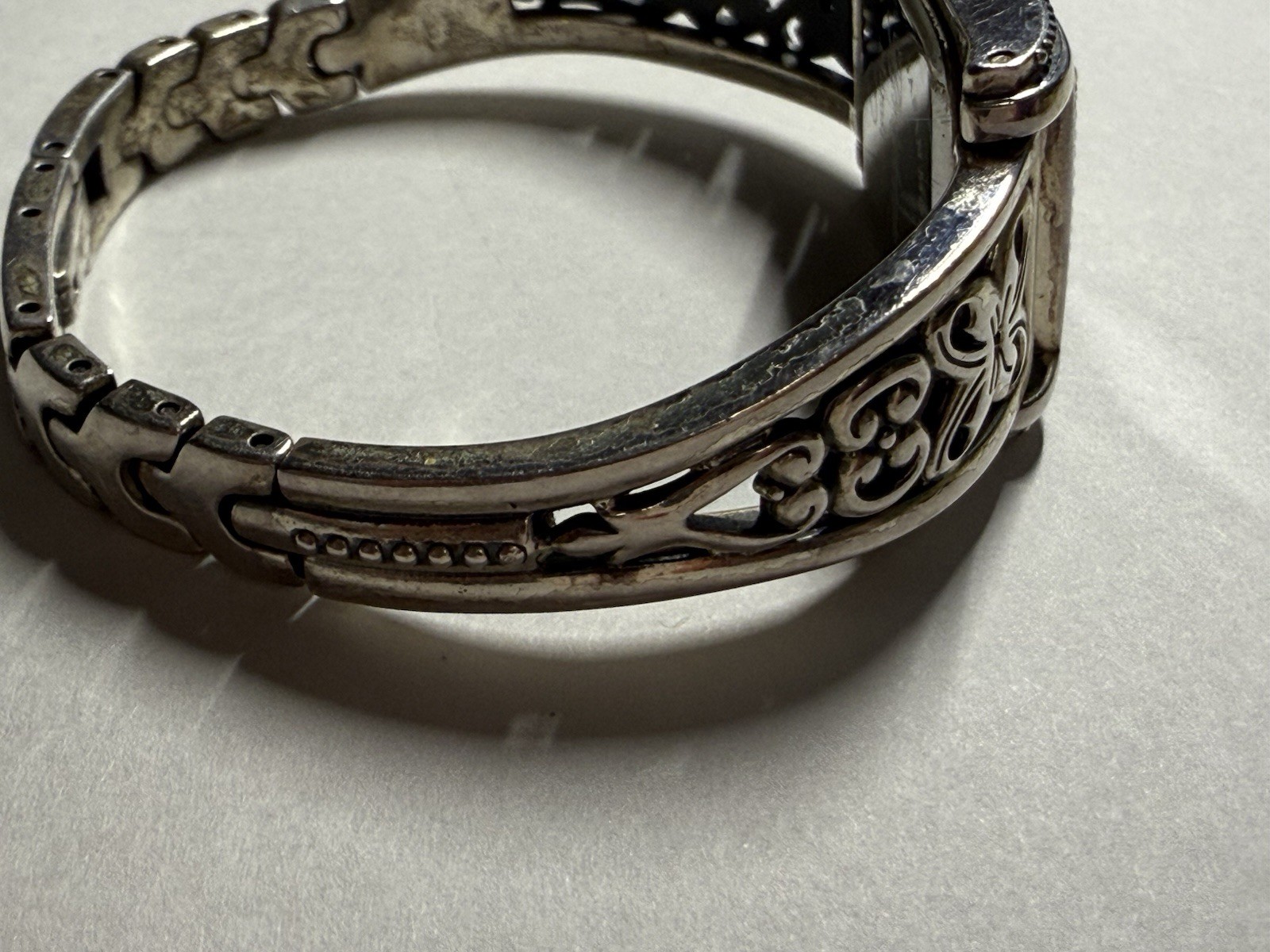 Brighton Hamilton Classic Silver Plated Bracelet Watch UNTESTED