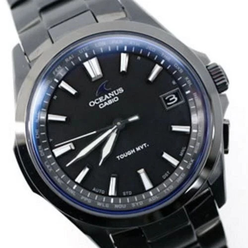 Casio Oceanus OCW-S100B-1AJF Black Titanium Radio Solar Men Watch Japan New Box