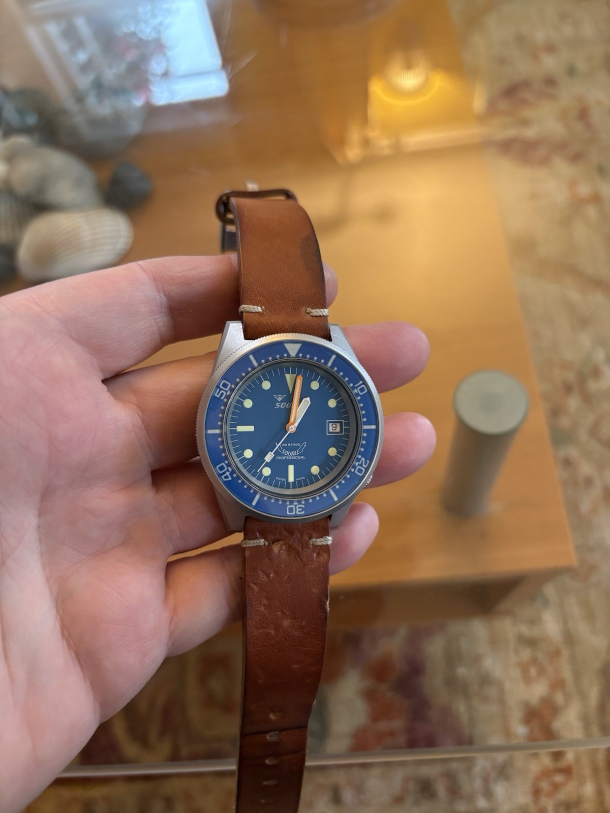 Squale 1521 50 Atmos Blasted Blue