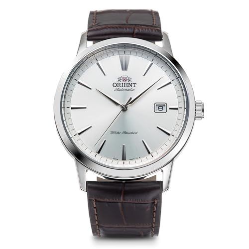New ORIENT Automatic Mechanical Watch Manufacturer RN AC0F07S Men’s White Silver