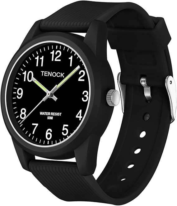 Kids Analog Watch Girls Boys Soft Band Waterproof Learning Time Age 4-12