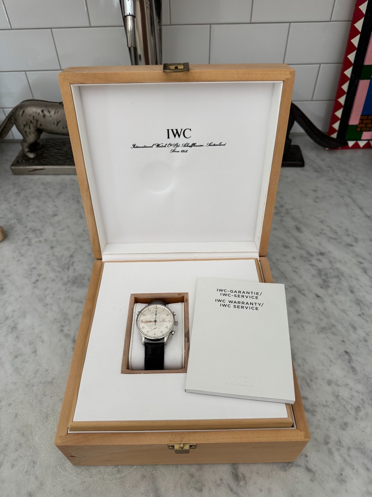 IWC – IW371202 Portuguese Split Second Rattrapante Pre-Owned Men’s Watch 41mm