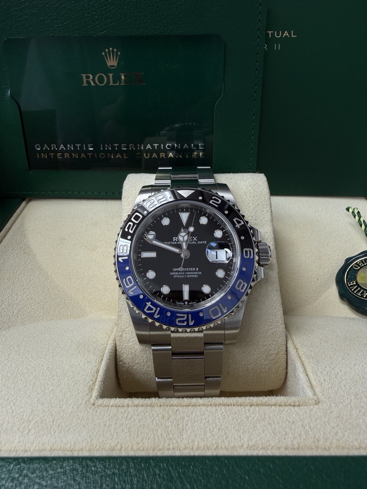 2024 Rolex GMT-Master II 126710BLNR BATMAN! MINT! FULL SET! FULL LINKS!