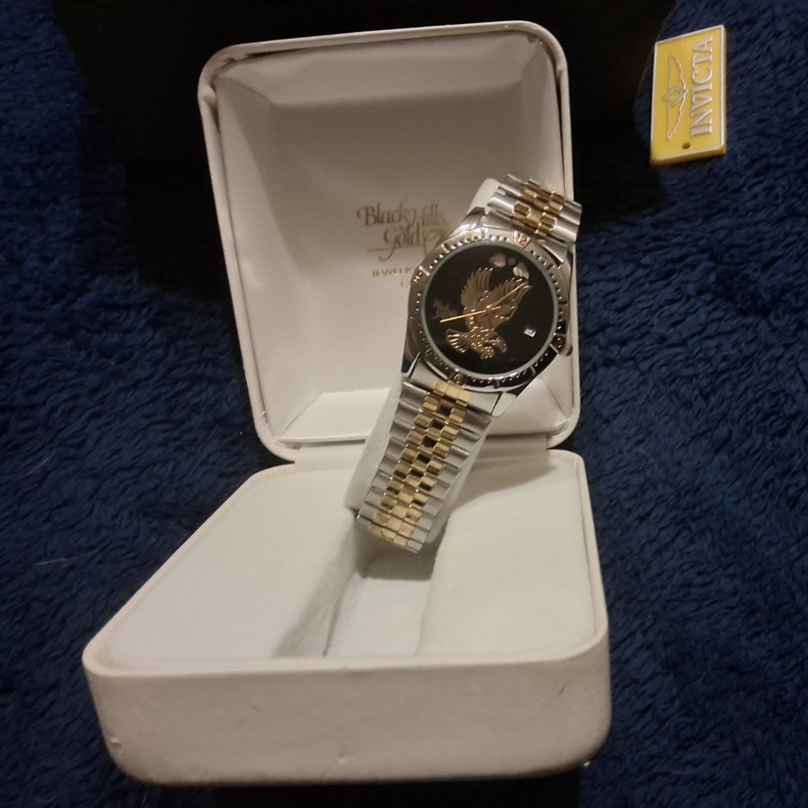 Invicta Two-Tone Stainless Steel Quartz Eagle Dial Watch Harley-Davidson