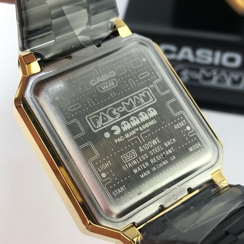 Casio X BANDAI PAC-MAN Collaboration Limited A100WEPC-1B