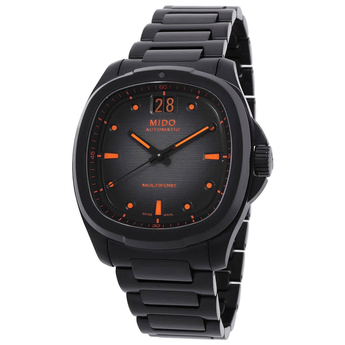 Mido Multifort TV Big Date Automatic Grey Dial Men’s Watch M0495263308100