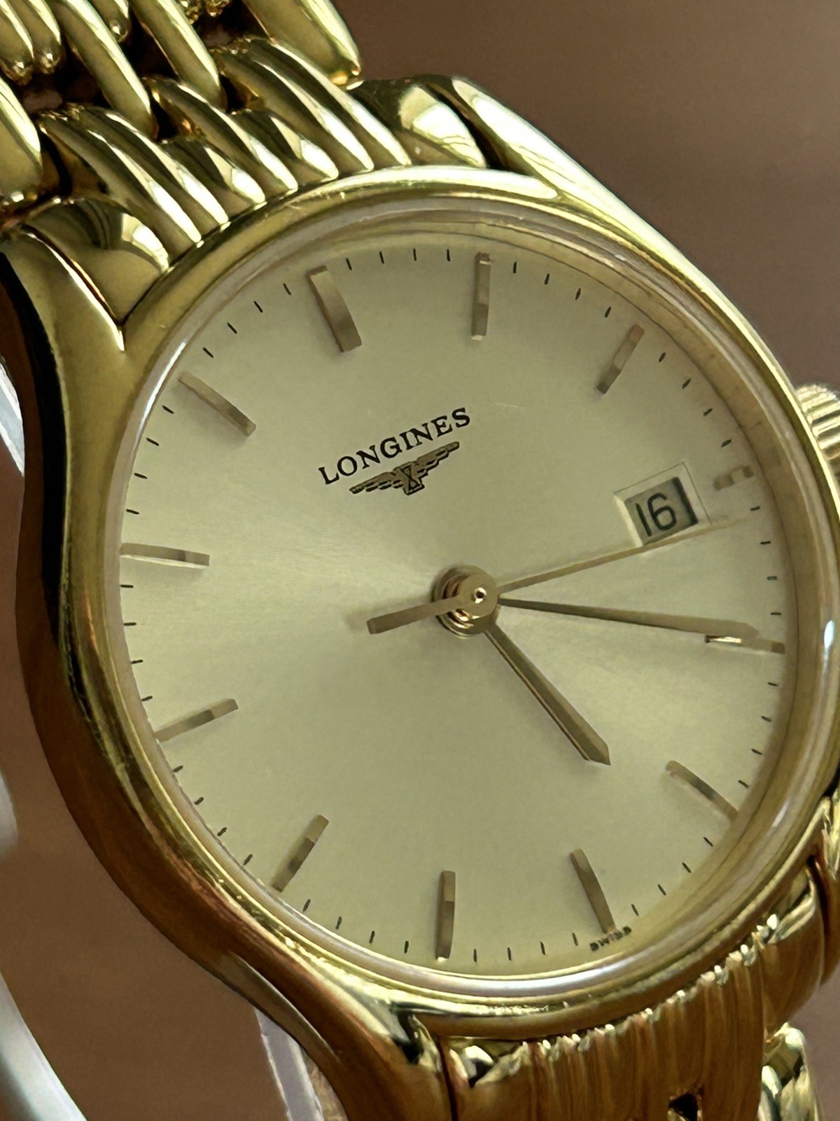 Longines Lyre – L4.259.2 – 18k Gold Plated – Ladies 25mm size – Wristwatch