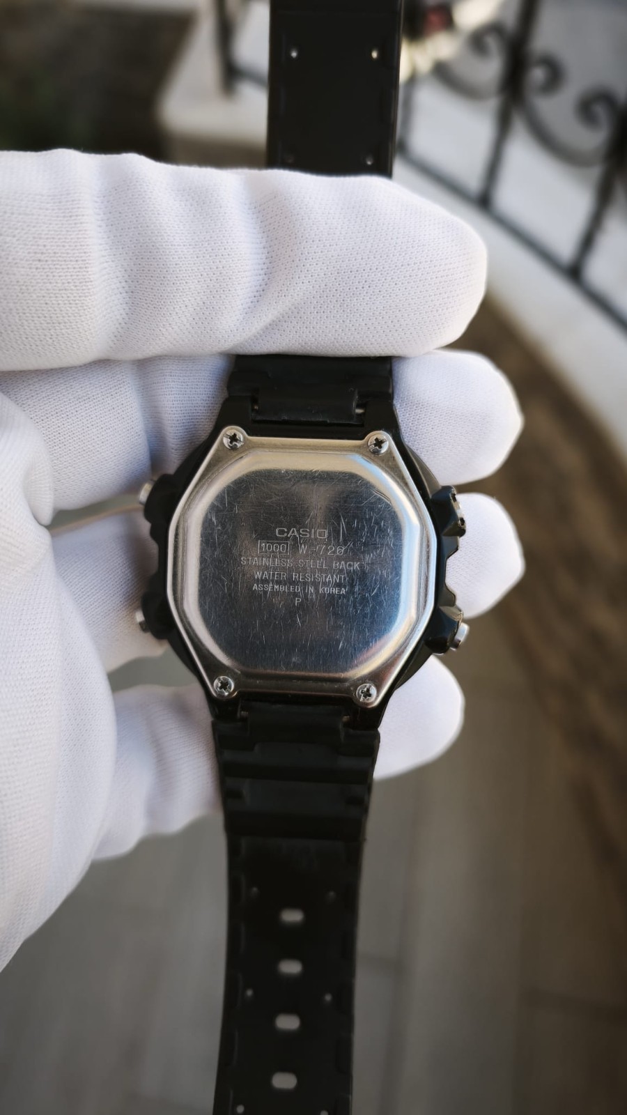 Casio Lithium Alarm Chrono Module1000 W-726 Digital Vintage Watch