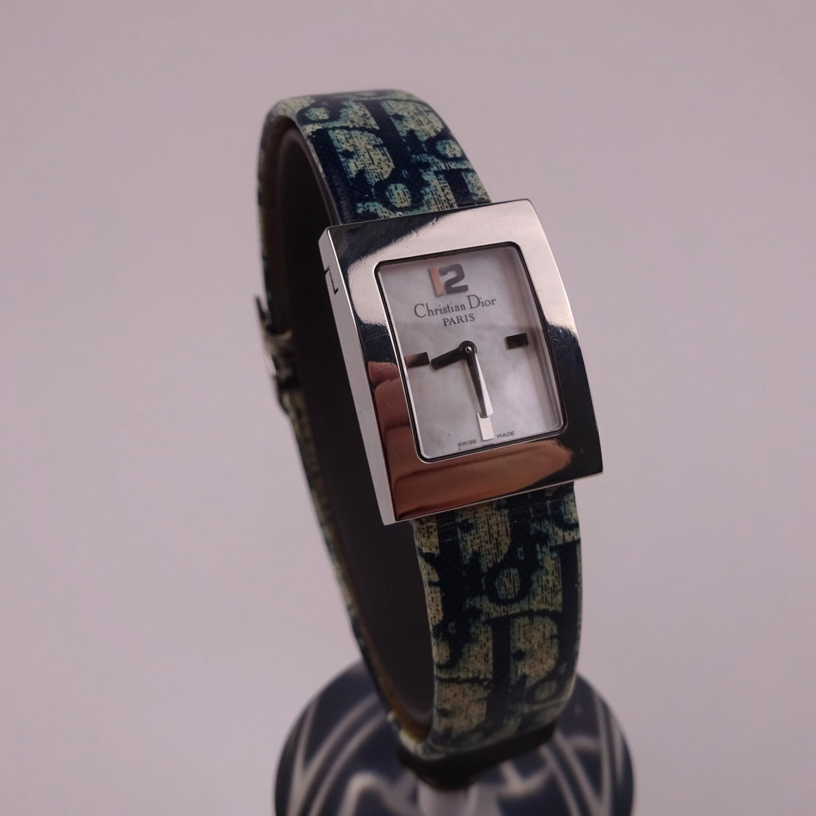 Christian Dior Malice Watch D78-109 Stainless MOP Dial Multicolour Strap Women’s